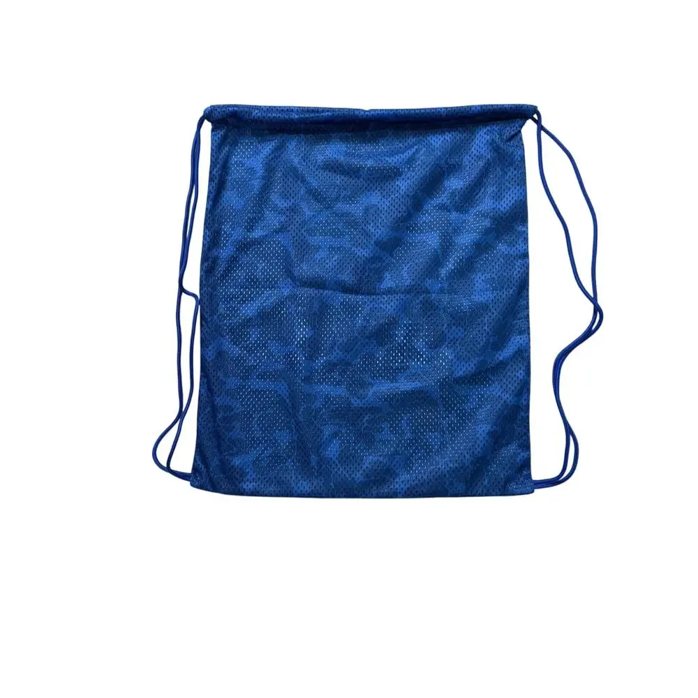 Adidas X A Bathing Ape Gym Bag Unisex Medium Blue Camo Drawstring Mesh Sports